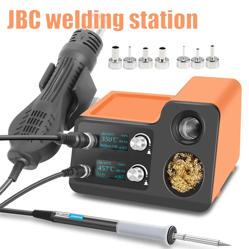T12 Soldering Station OLED Digital Adjustment Heat Guns Auto Sleep JBC