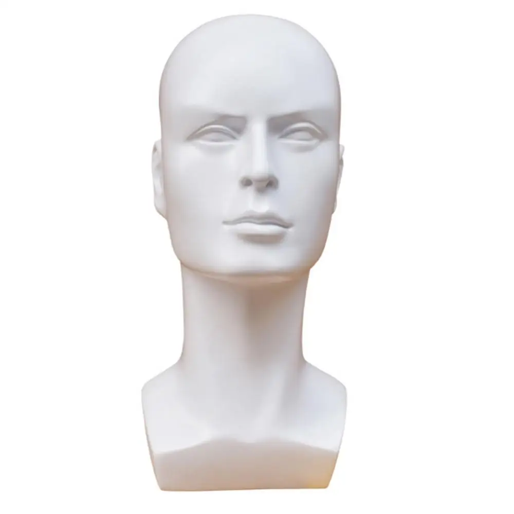 Mannequin-Head-Model-Plastic-Mannequin-Head-Plus-Size-Man-Mask-Glasses