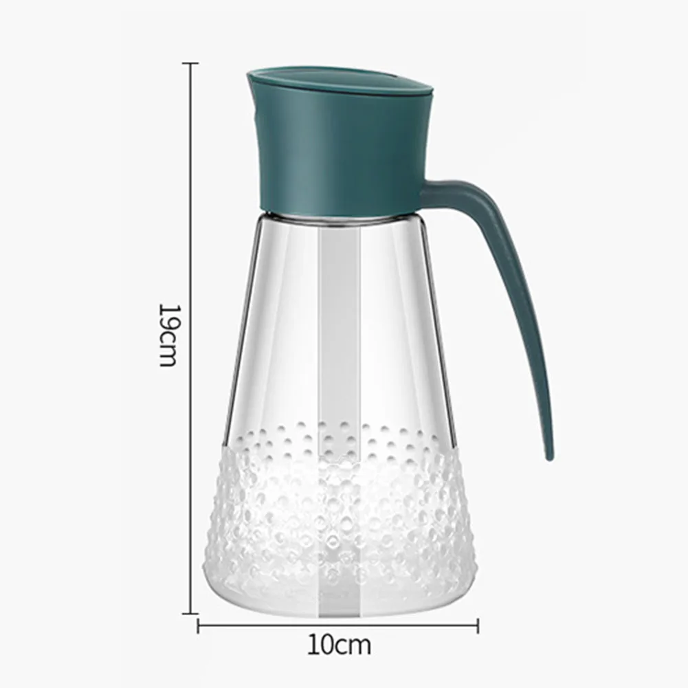 Glass Olive Oil Container Transparent Easy To Use For Kitchen Household