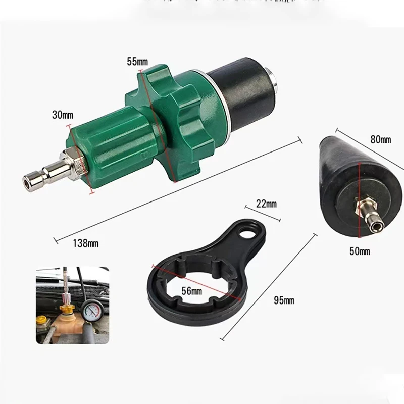 Kit Tester Pressione Radiatore 15 Pezzi - Per Sistema Di Raffreddamento Auto, Con Adattatori - Foto 5