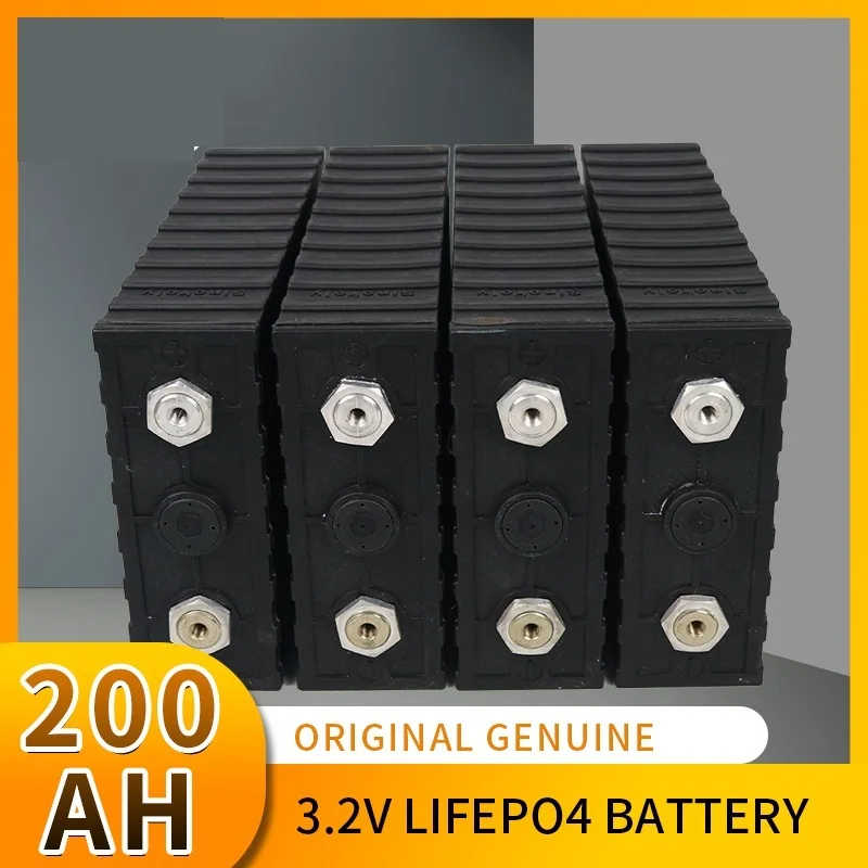 

New Lifepo4 3.2V 200AH Cell New 12V 24V 48V Rechargeable Lithium Iron Phosphate Battery Suitable For Solar Energy Storage EV RV