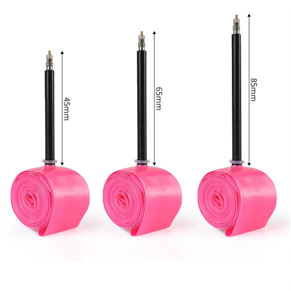 1/2PCS Ultralight Bike TPU Inner Tube Road Bicycle TPU Material Tire 700C 18 25 28 32 Valve 45 65 85mm MTB 29 Inch Tube