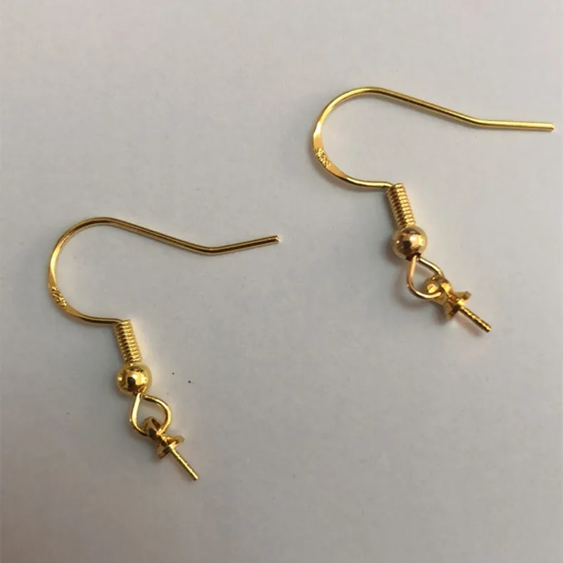 20/50Pcs  주얼리 DIY 액세서리 골드 컬러 다트 볼 후크 귀걸이 결과 및 구성 요소 20*25MM