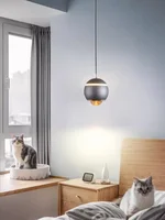 Lustre suspendu moderne pour chambre à coucher, petit lit, ascenseur de lumière, minimaliste avancé, chambre principale, bar, simple, luxe, créatif 4