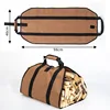 Portable Firewood Storage Bag Waterproof Scratch-resistant Wood Log Carrier Outdoor Camping Firewood Holder Wood Carry Bag 2