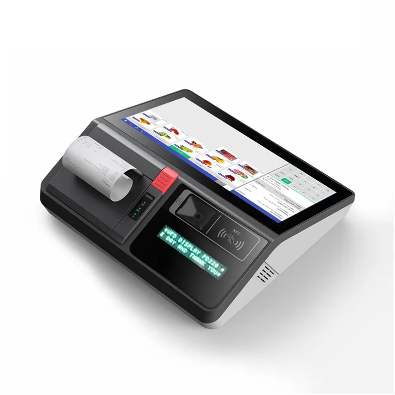 タッチスクリーン POSレジスタ レシートプリンター付き