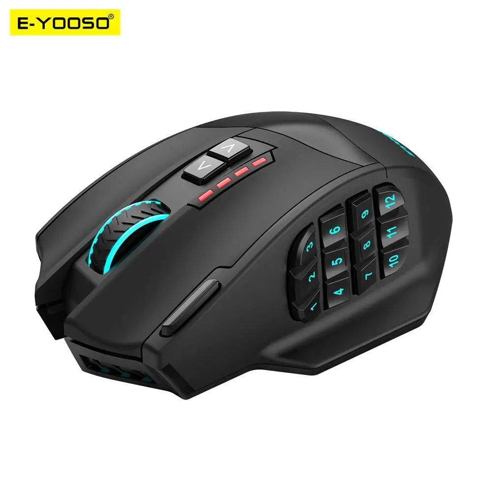 E-YOOSO X-33 RGB USB 2.4G Wireless Gaming Mouse 16000 DPI 16 buttons Programmable game Optical mice for Computer PC Laptop 1