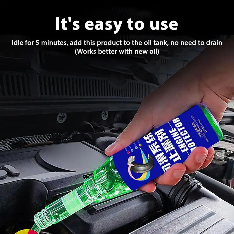 

Car Engine Oil Stop Leak Additive 177ml Engine Oil Burning Leak Repair Additive Seal Activator Leak Stop Agent Car Accessories