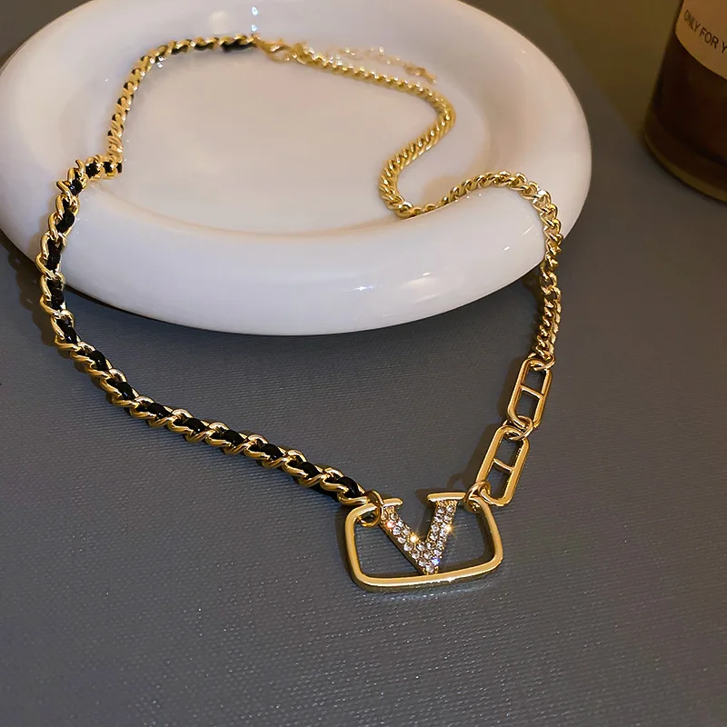 Fashion jewelry sets for women golden choker elegant necklaces luxury women's jewelry 2022 free shipping for men