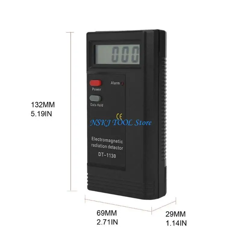 L8RC EMF 미터 ABS 전자기장 탐지기 가정 탐지 가우스 미터