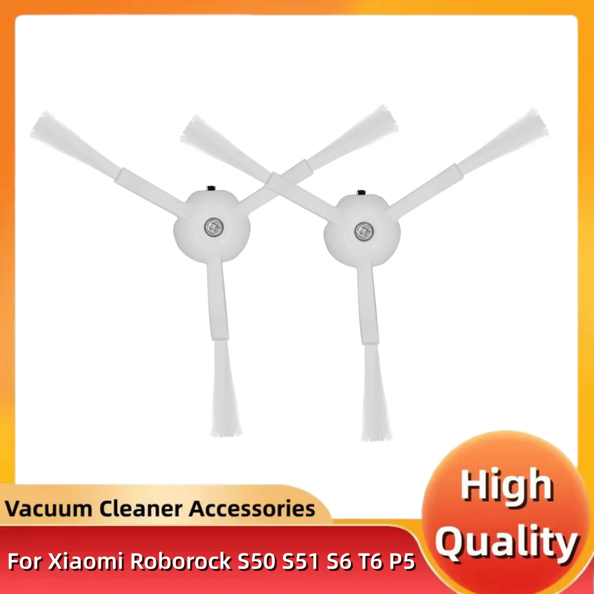 3-Armed Side Brushes 2PCS for Xiaomi MI 1s Robot Vacuum Cleaner
