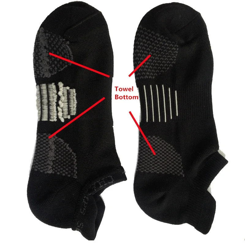 Outdoor Running Socks for Men and Women Anti-sweat Elastic Breathable Short Tube Sport Socks for Bike Soccer Basketball
