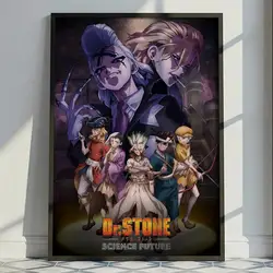 Versatile HD Waterproof Anime Art Poster - Self - Adhesive Decor for Any Space, Ideal Gift (White4)