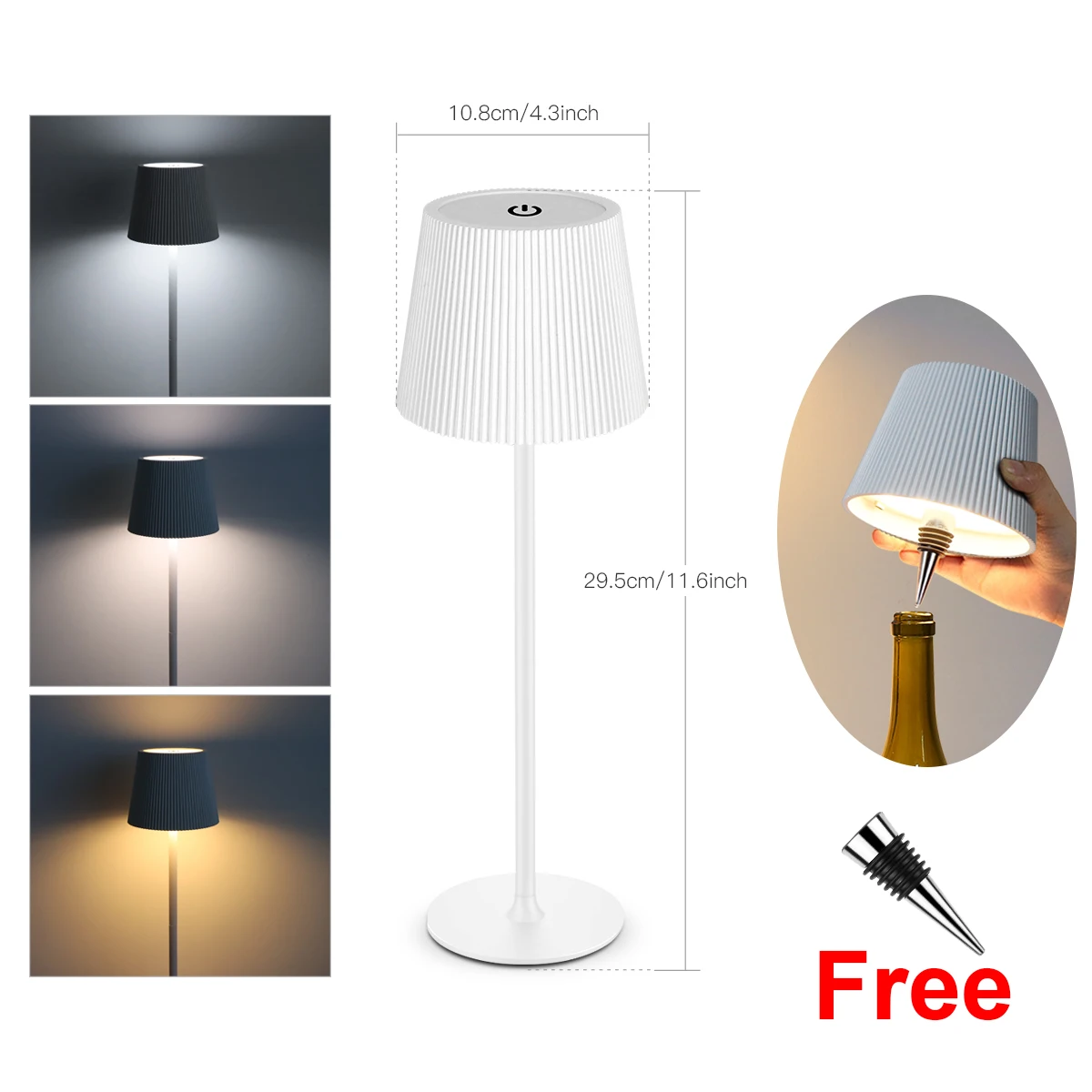 Dimmable USB Rechargeable LED Atmosphere Lamp