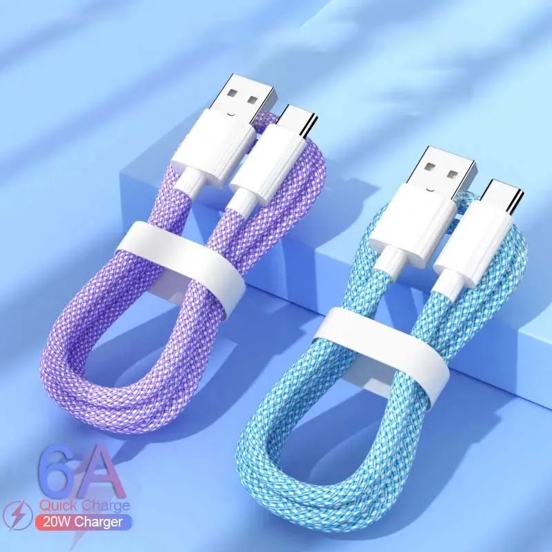 

PD 20W USB Cable Type C Charger Fast Charging Cable For Samsung Xiaomi Redmi One Plus Pad USB C Data Wire Cord 1m