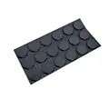 Black 20x2mm 18 pcs