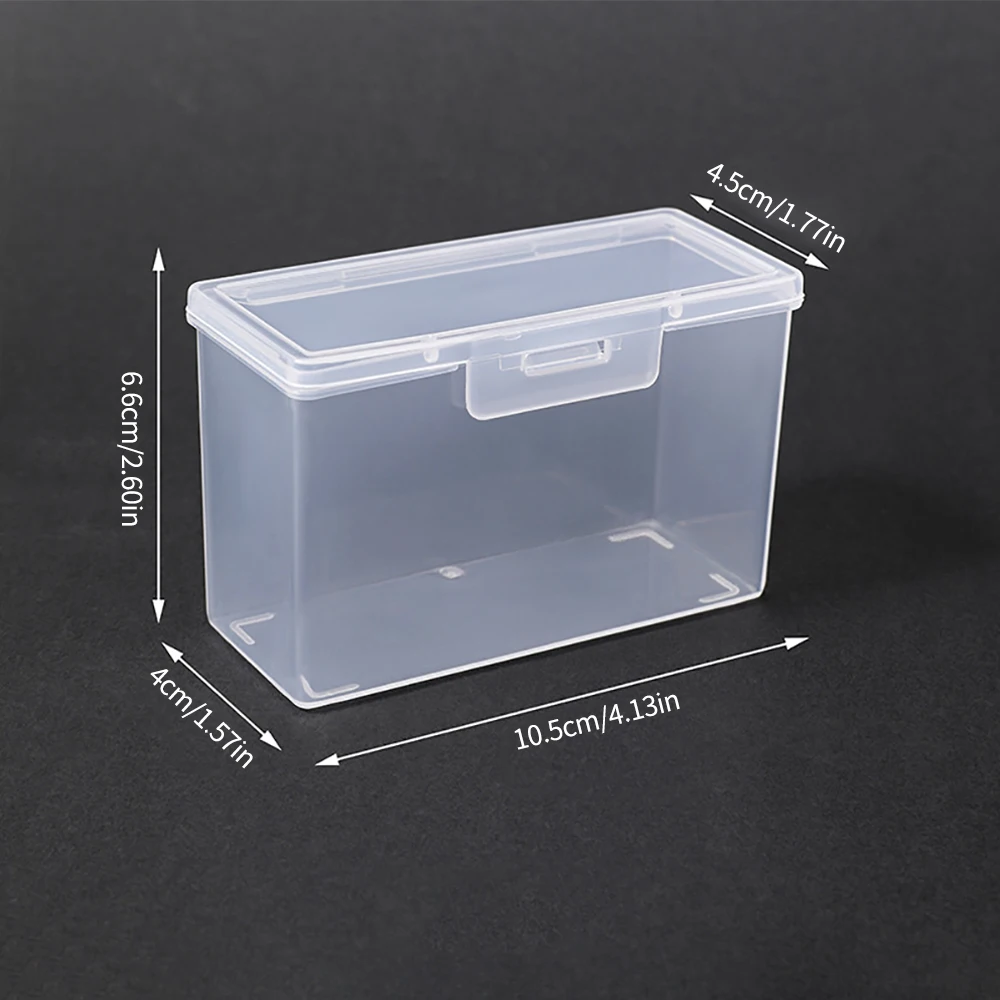 Pack De 6 Cajas De Plástico Transparente Para Naipes Con Cierre – Almacenamiento Impermeable Y Reutilizable Para Cartas, Joyas Y Manualidades (10.5 X 7.5 X 2.5 Cm)