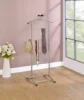 Kings Brand Furniture - Lebedev Metal Suit Valet Stand, Clothes Rack, Chrome 2