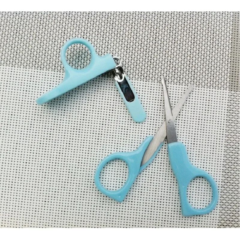 Practical Clipper Trimmer Baby Nail Care Set New Lovely Baby Scissors Shear Blue Pink Convenient Nail Cutter