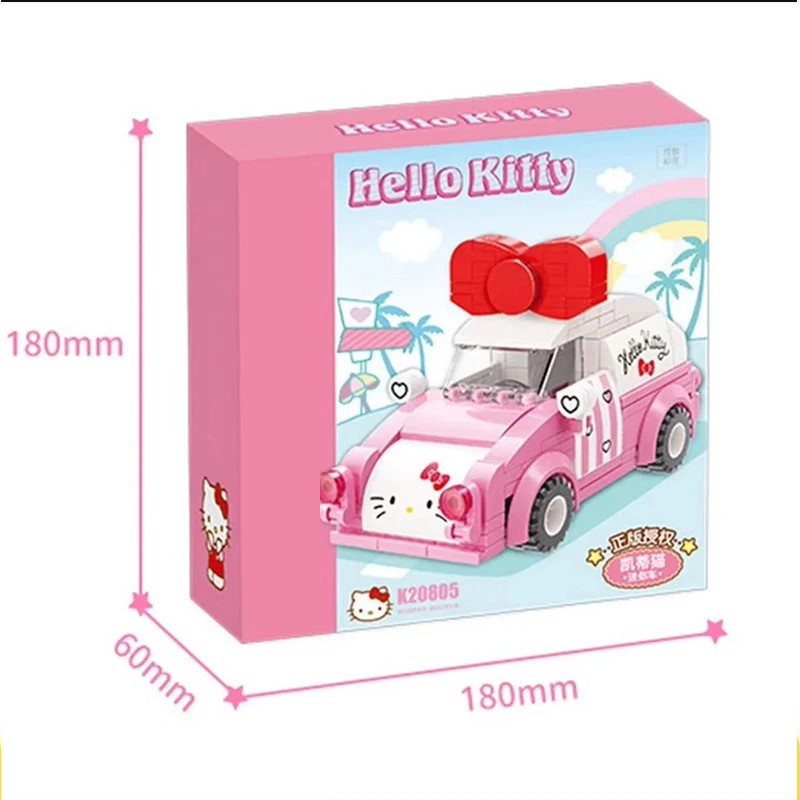 Cartoon Car Model Assembly Building Blocks With Finland