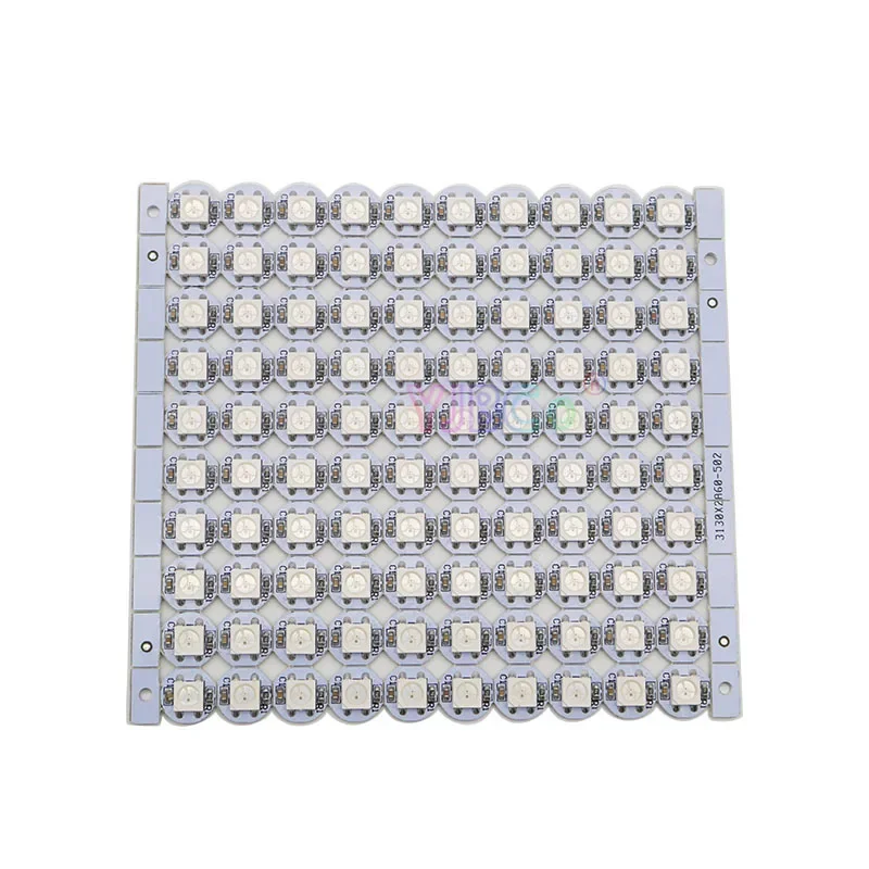 100 pieces WS2812B LED Chips&Heatsink Built-in WS2811 IC/SK6812 IC LED Board 5V SMD 5050 RGB/RGBW/RGBWW Digital Pixels modules