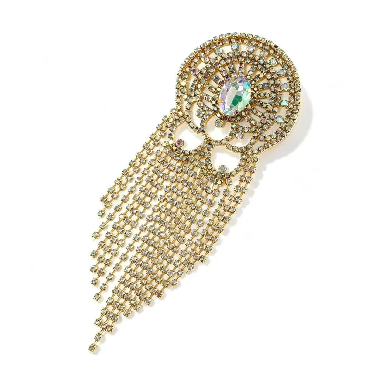Elegant New Style Tassel Shoulder Chain Dress Accessories Fashionable Men's and Women's Suits Stage Wearing Accessories