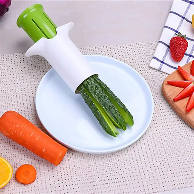 The fuzion store - 1PC Food Facial Cucumber Slicer Carrot Cucumber