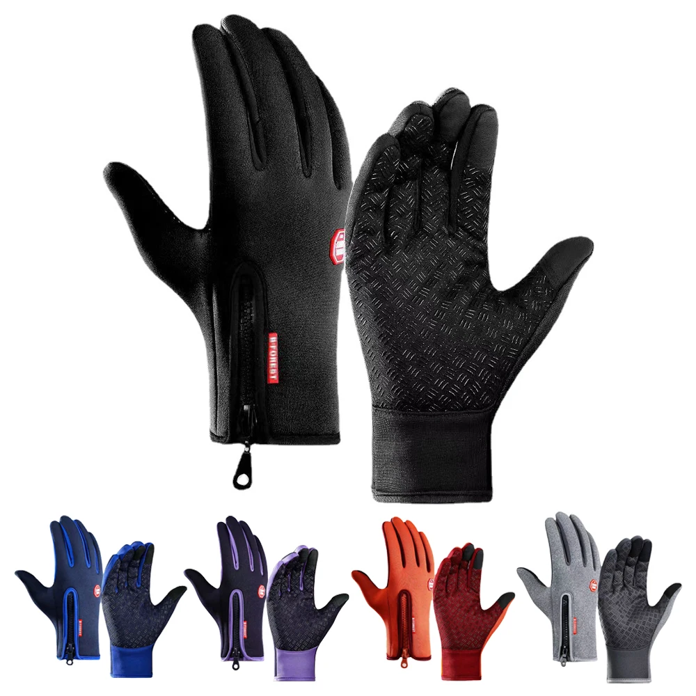 Winter Fishing Gloves 3 Finger Touch Screen Waterproof Windproof Non