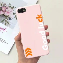 Cute Cat Silicone Phone Case - Soft TPU Cover for Huawei Y5 2018/Y5 Lite (Case-c38)