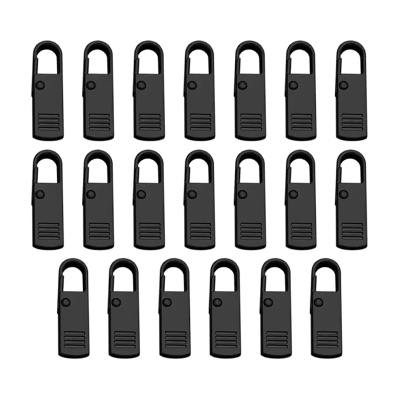 20PCS Instant Zipper Repair Kit, Universal Zip Slider Replacement, DIY Sewing Rescue, New Design