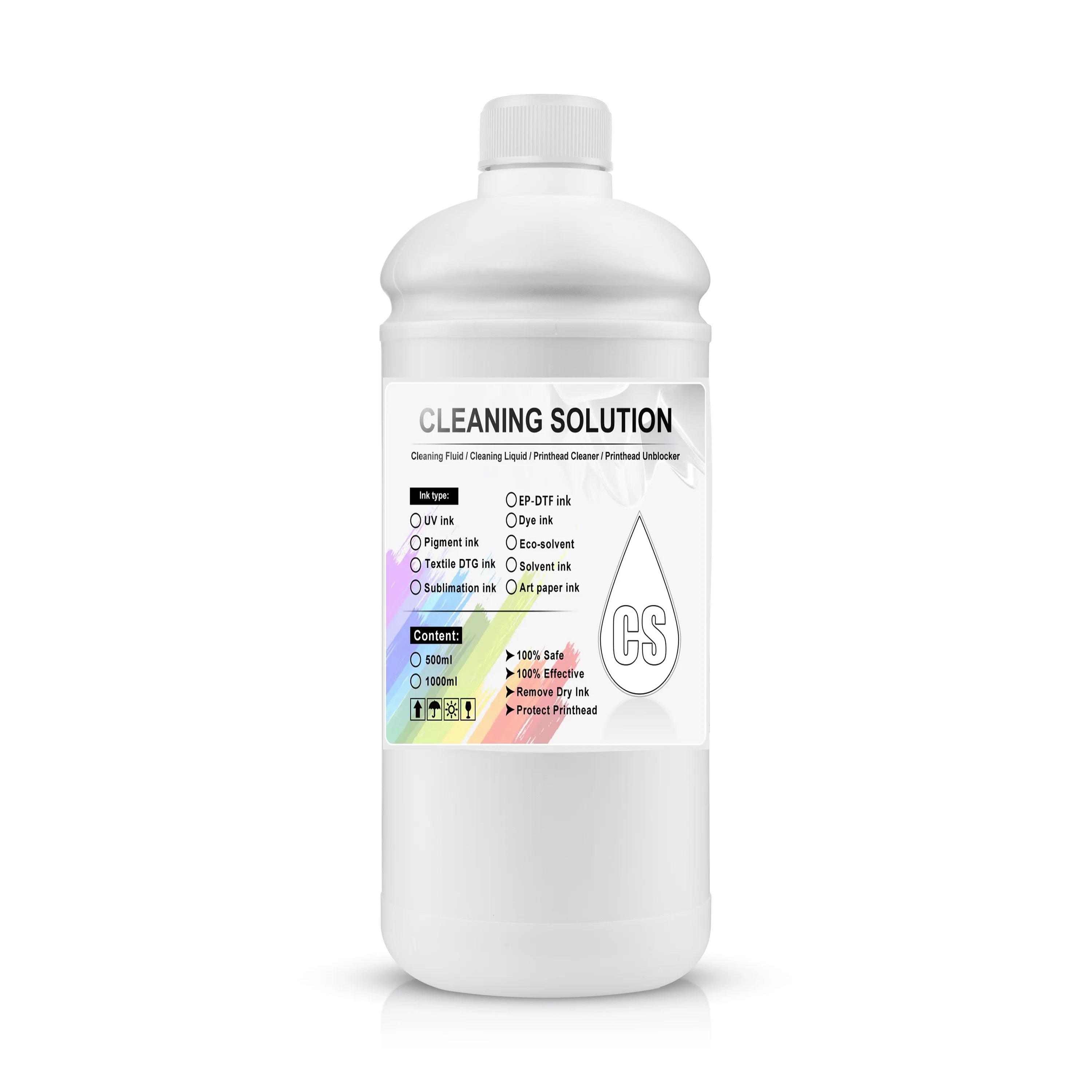 DTF Power Cleaner DTF Cleaning Solution Liquid For Direct to Film Printer Printhead Tube Maintenance printer cleaner