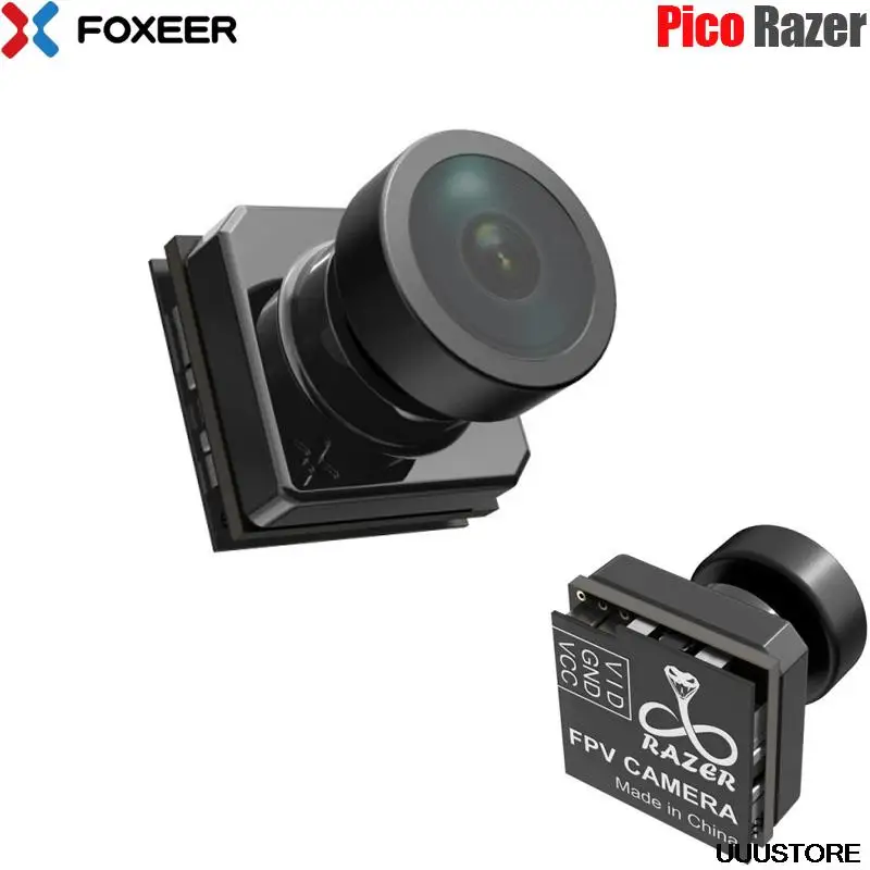 

Foxeer Pico Razer 1200TVL 1/3 CMOS 1.8mm 160degree FOV Day&Night Flight 12*12mm for RC FPV Tinywhoop Cinewhoop Duct Drone