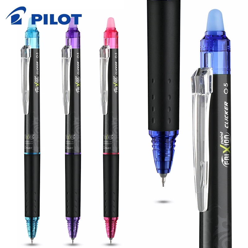 3/6/12PCS Japan Pilot BLRT-FRP5 Temperature Control Pen And Ink Can Wipe ST Nib Can Change Core Push-Type Hot Erasable Gel Pen