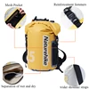 Naturehike Camping waterproof backpack ultra lightweight carrying dry wet separation swimming float bag PVC folding beach bag 5