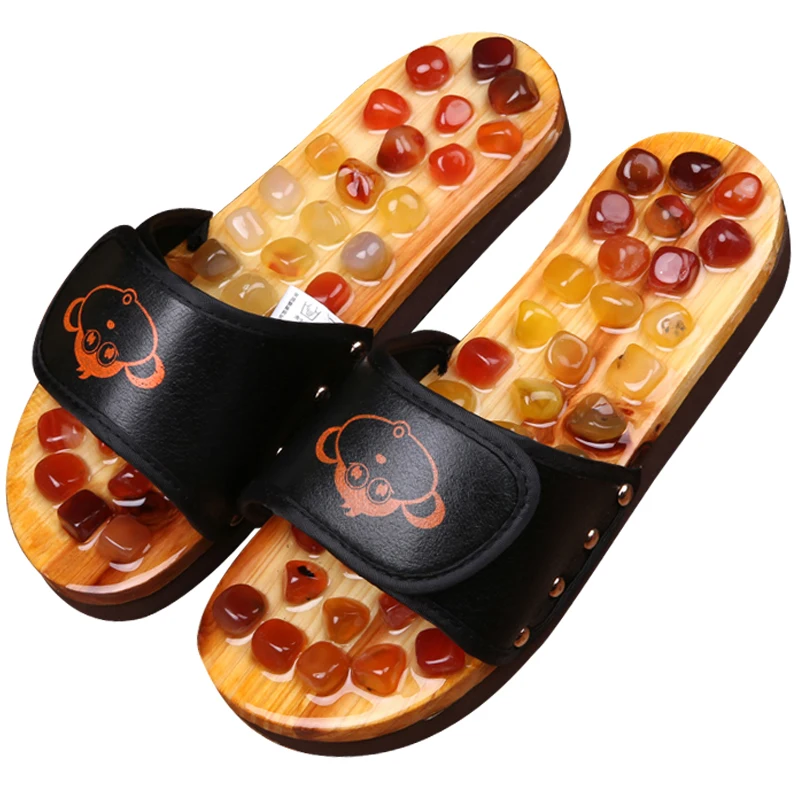 

Foot Massager Wooden Roller-type Kneading Foot Massager