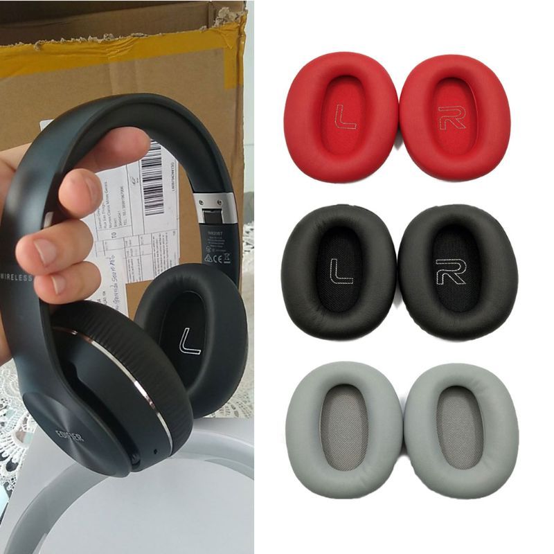 Qualified Repairing Sponge Earmuffs for Edifier W820BT W828NB Headphone Earpads Isolate Noise Covers H8WD