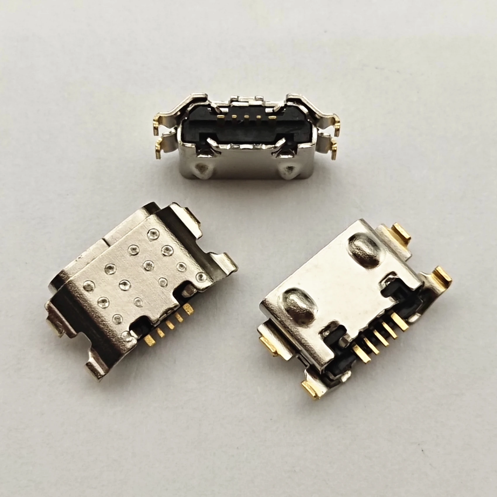 

2500pcs Micro USB 5Pin Jack Connector socket Data charging port tail plug For Samsung Galaxy A01 A015 A015F/DS Mini USB Jack