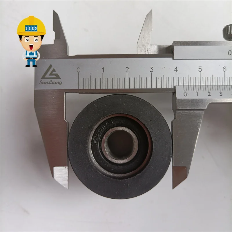 SEES 5pcs OD42.7mm/37mm 엘리베이터 도어 모터 벨트 풀리 롤러 (액슬 없음) H35mm 24Teeth 엘리베이터 부품