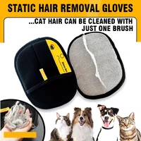 Animal hair glove Electrostatic gloves Two-way brush pet hair removal glove for cats dogs clothes furniture electrostatic 1