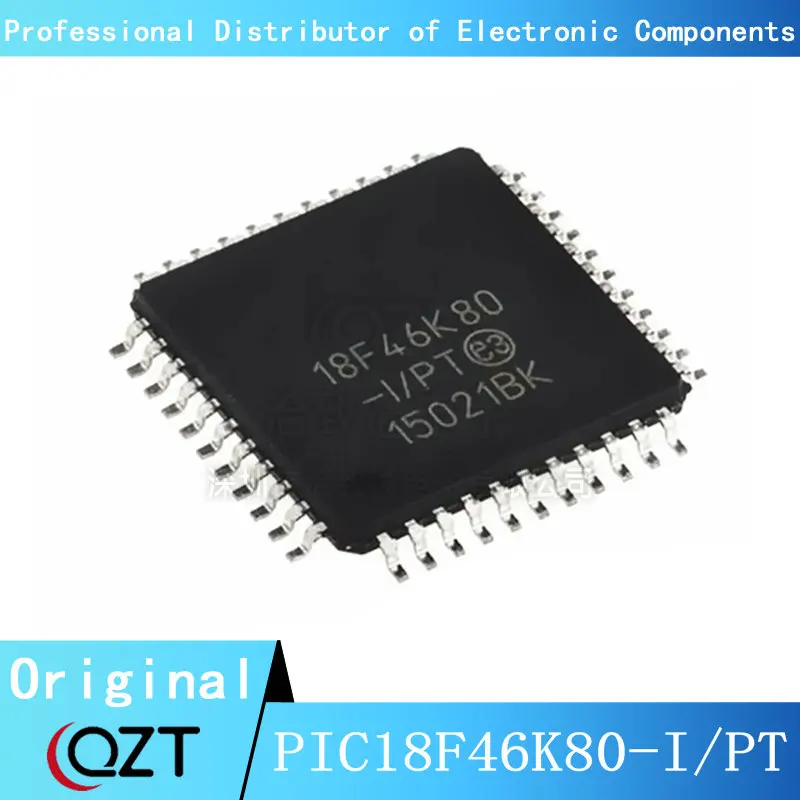 10pcs/lot PIC18F46K80-I/PT QFP PIC18F46K80 18F46K80 PIC18F46K80-IPT TQFP-44 chip New spot