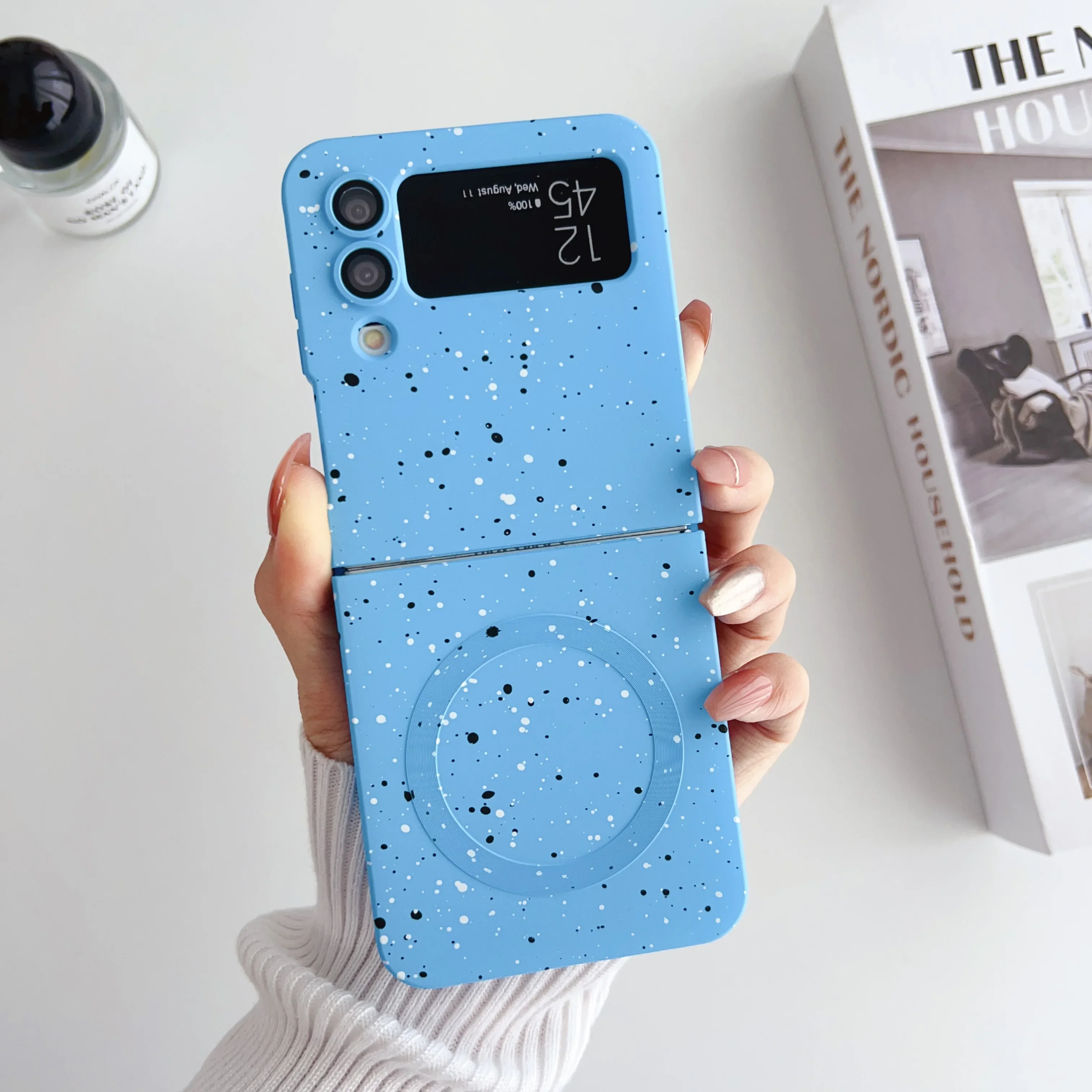 Fashion Ink Metallic Magnetic Wireless Charging Case with MagSafe Compatibility