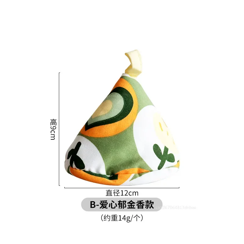 Cotton Pot Holders Cloth Cotton Quilted Triangle Pot Hat Anti-Scalding Heat Insulation Kitchen Casserole Iron Handle Gloves