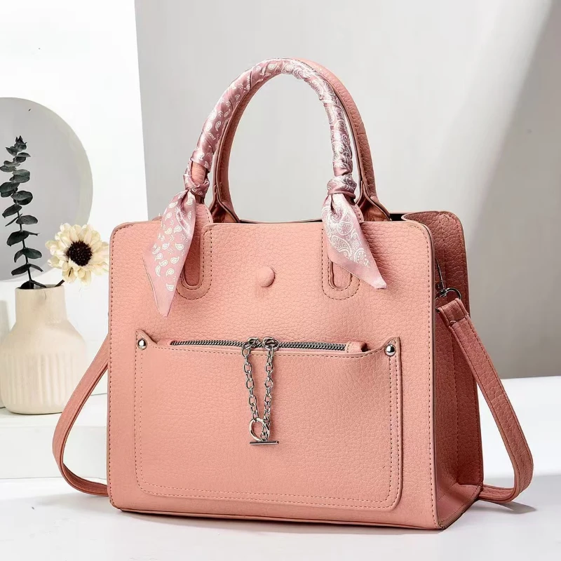 Vintage Women's Bags Luxury PU Leather Handbags High Quality Large Capacity Female Shoulder Bags for Daily Use