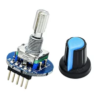 1-10PCS 360° Rotary Encoder Module for Arduino Brick Sensor Development Round Audio Rotating Potentiometer Knob Cap EC11 Module - Image 4