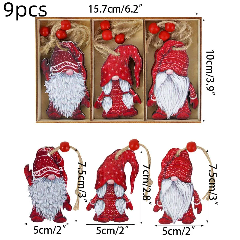 thumbnail image 1 of 1 juego de cascanueces de madera con forma de soldado para colgar en el árbol de Navidad, marioneta de cascanueces, colgantes de madera para Navidad, adornos para el hogar para Año Nuevo, 1 of 5