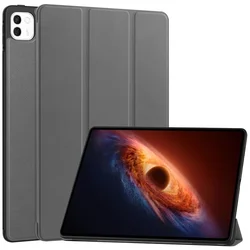 Premium Trifold PU Leather Stand Smart Cover for MagicPad 4 12.3 inch (Gray)