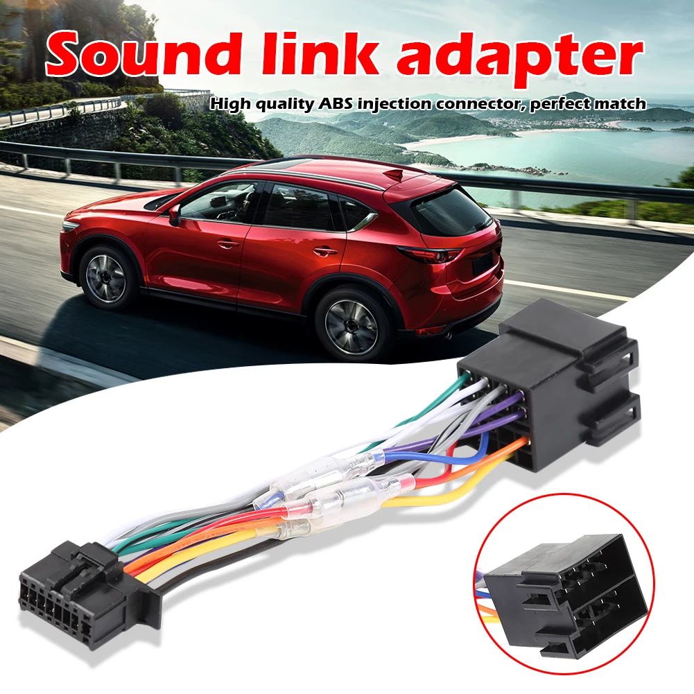 16 Pin Car Stereo Radio ISO Wiring Harness Connector Plug Cable for Pioneer