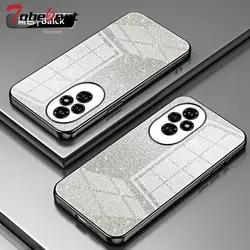 Coprimobile in silicone morbido con glitter e plating gradient