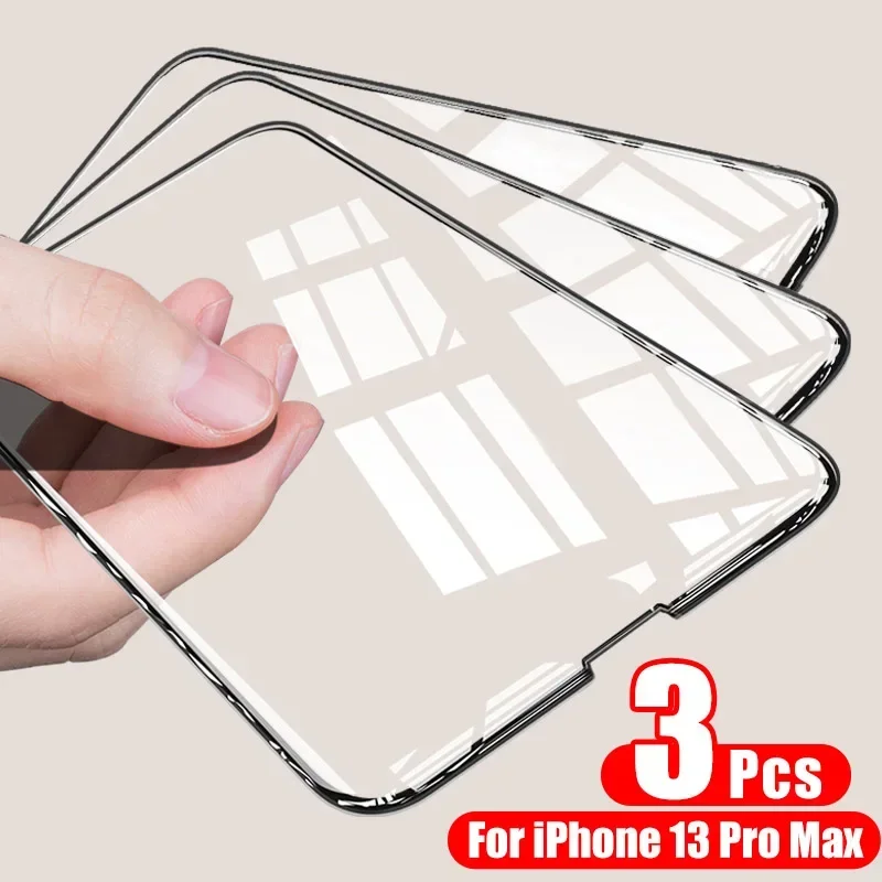 Premium 3PCS Full Cover Tempered Glass Screen Protector Set
