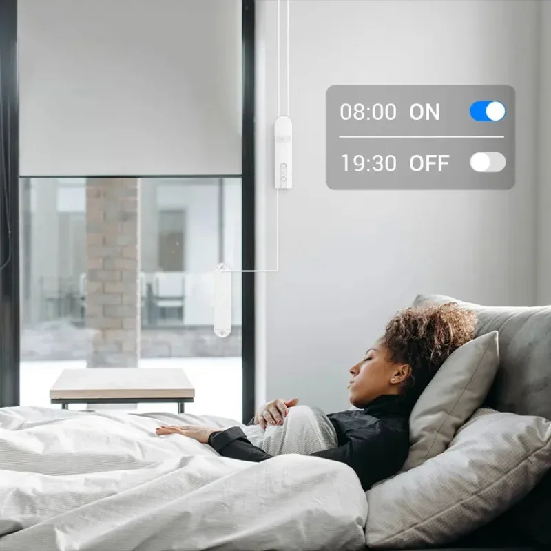 Tuya Zigbee Smart Motorised Blind Automatic Electric Roller Shutter Shadows Robot Driver Google Home Yandex Alice Alexa Voice smart curtain motor